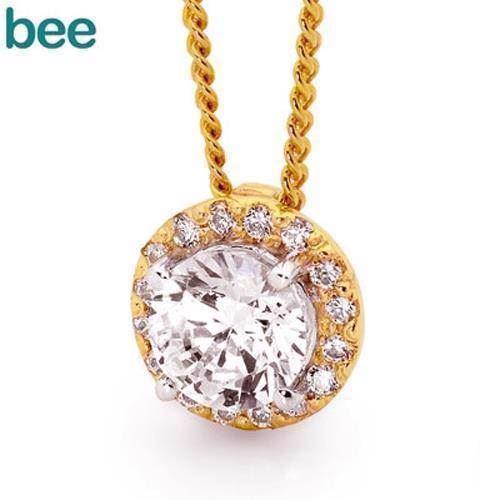 Image of 9 kt guld Collier blank fra Bee Jewelry